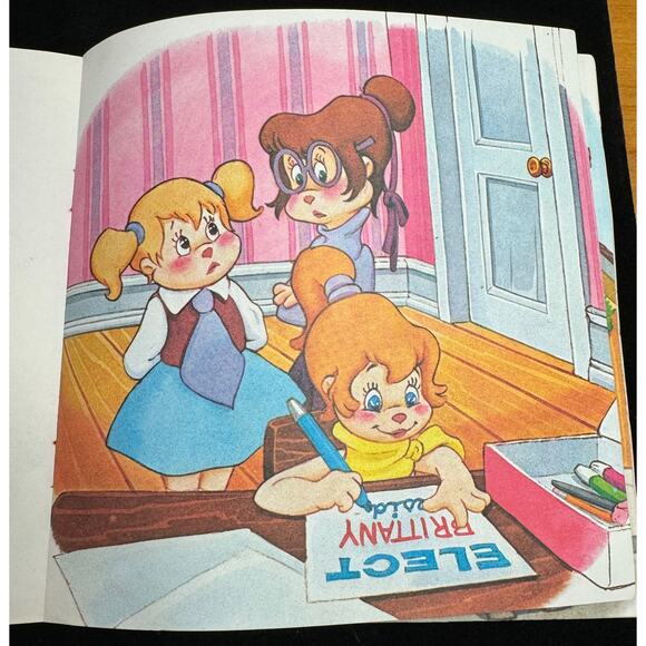 Vintage Alvin & The Chipmunks May the Best Chipmunk Win See Hear Read election - Picture 4 of 6